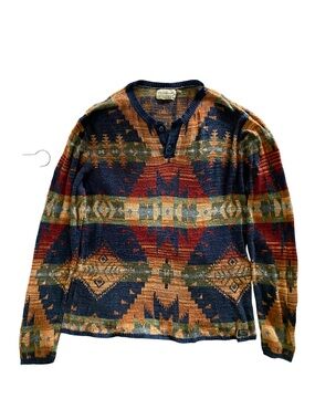 Ralph Lauren Denim & Supply Sweater Aztec Southwestern Navajo L